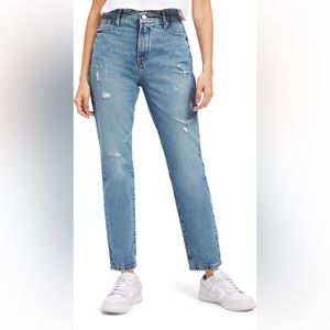 NEW Good American Good Classic Womens Jeans 28 Indigo046 High Rise Ankle 6